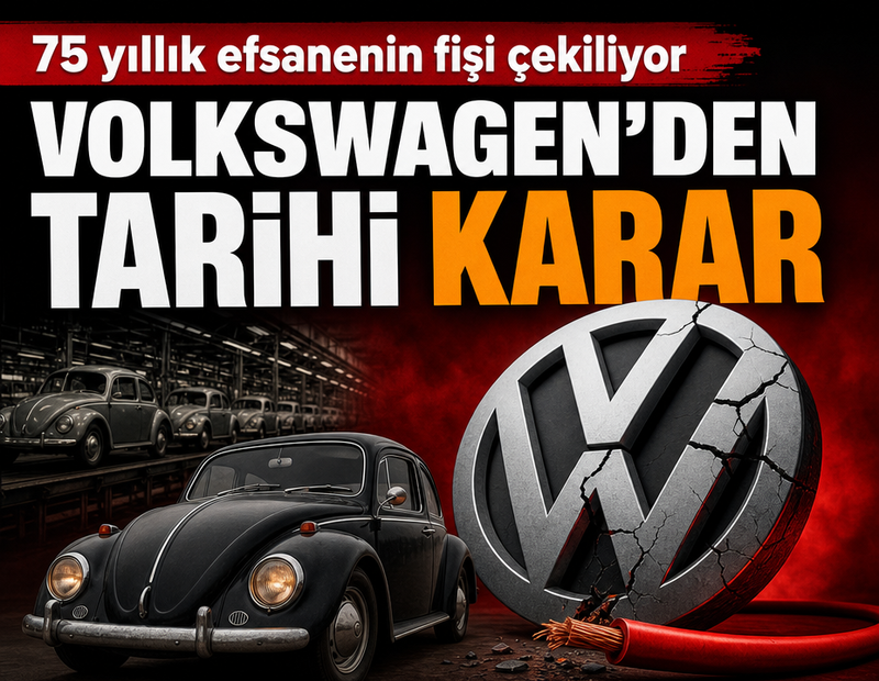 Volkswagen’den tarihi karar: 75 yıllık efsanenin fişi çekiliyor