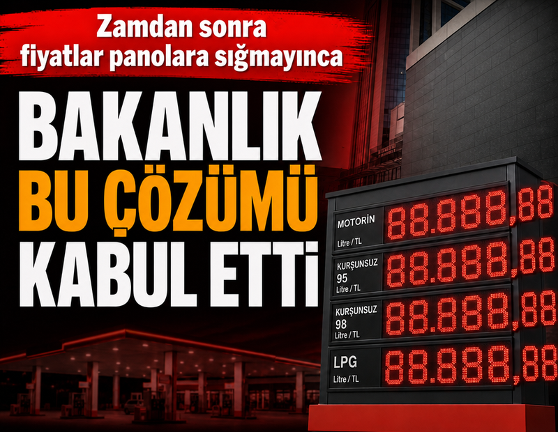 Zamdan sonra fiyatlar panolara sığmayınca bakanlık bu çözümü kabul etti