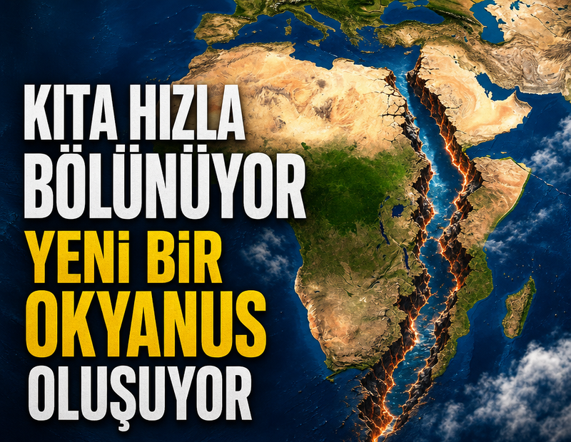 Bölünme sanılandan daha hızlı gerçekleşti: Yeni bir okyanus oluşuyor