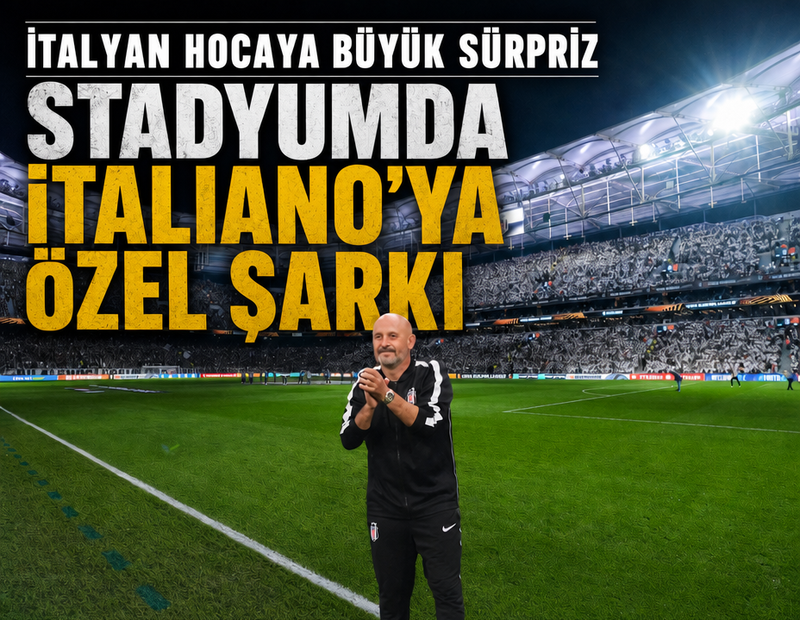 Maç bitti, Italiano’ya özel şarkı çaldı!