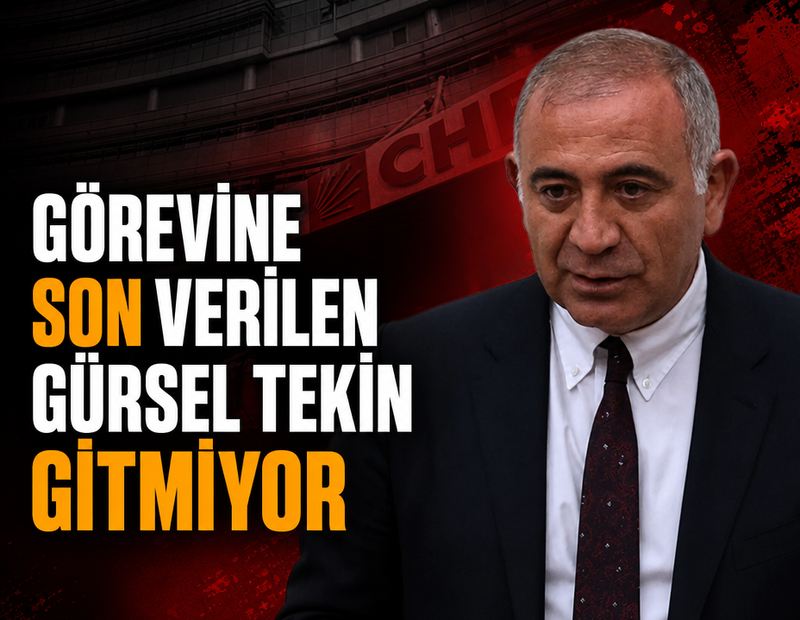 Görevine son verilen Gürsel Tekin gitmiyor