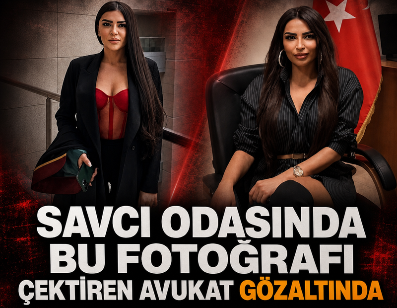 Savcı odasında bu fotoğrafı çektiren avukat gözaltında