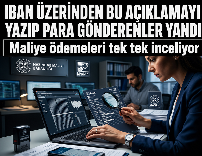 IBAN üzerinden bu açıklamayı yazıp para gönderenler yandı: Maliye o ödemeleri tek tek inceliyor