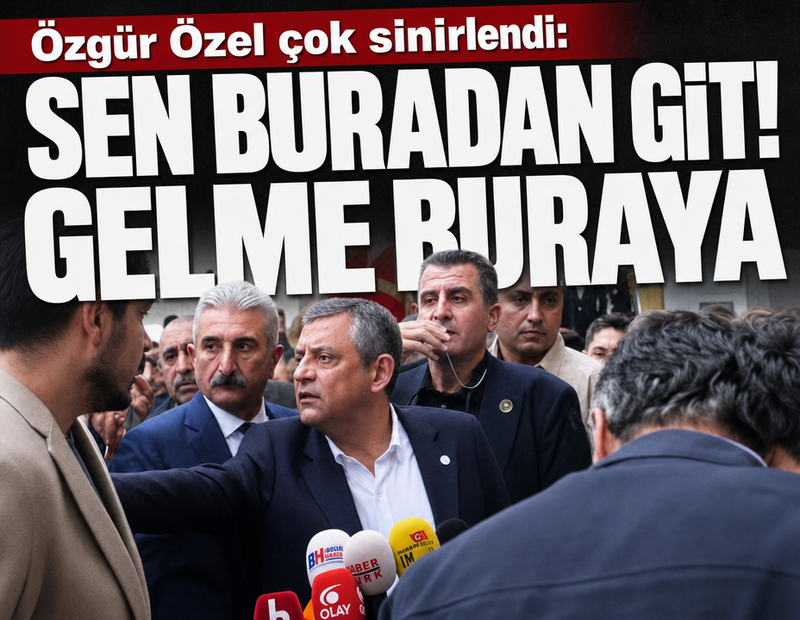 Özgür Özel çok sinirlendi: “Sen buradan git! Gelme buraya"