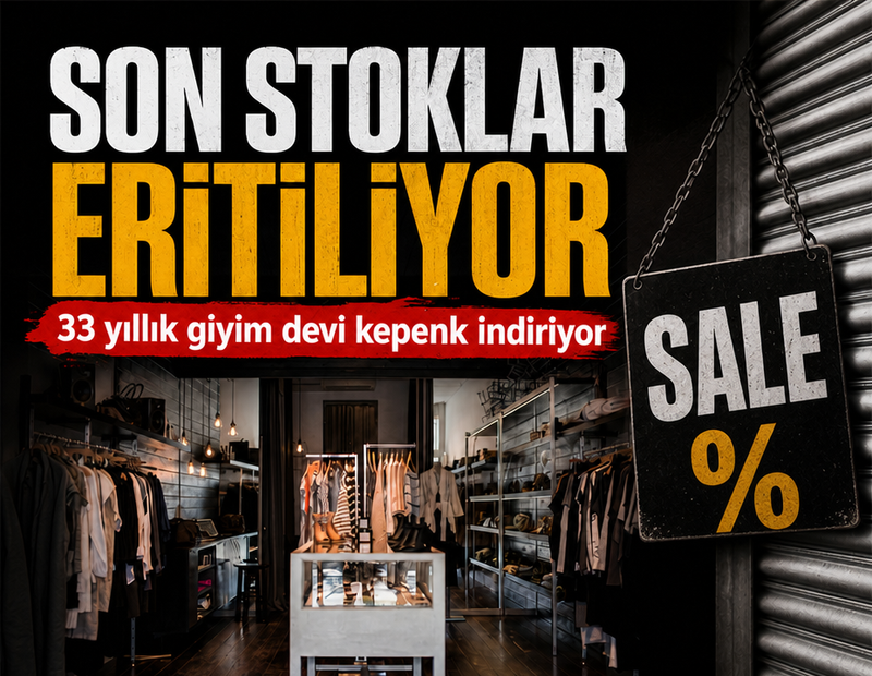 33 yıllık tekstil devi iflas etti: Son stoklar indirimle satılıyor!
