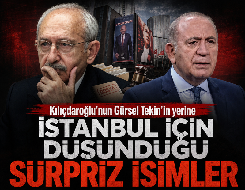 Kılıçdaroğlu'nun Gürsel Tekin'in yerine İstanbul için düşündüğü sürpriz isimler