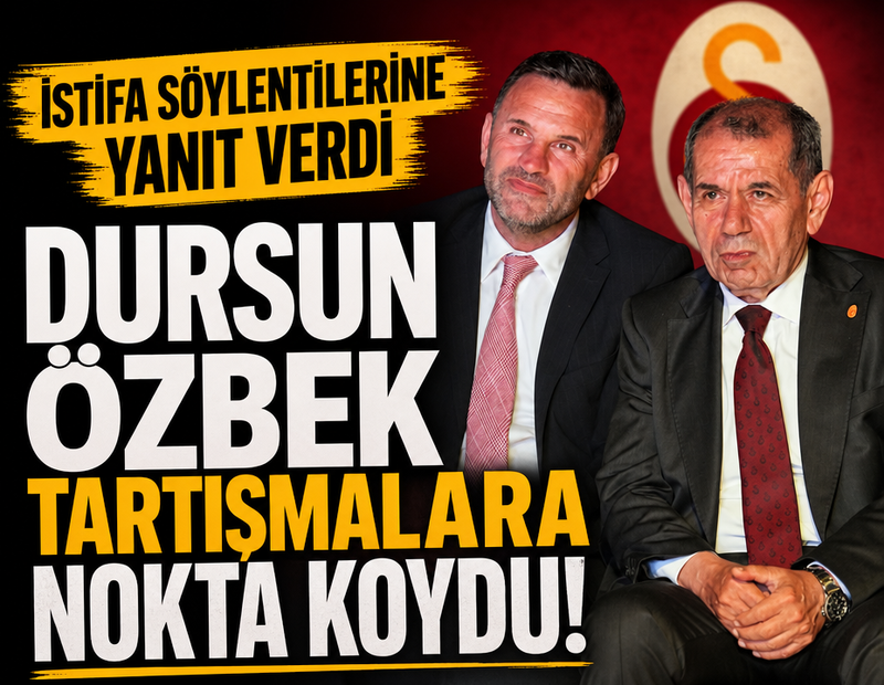 Dursun Özbek tartışmalara nokta koydu! Galatasaray'dan Okan Buruk açıklaması