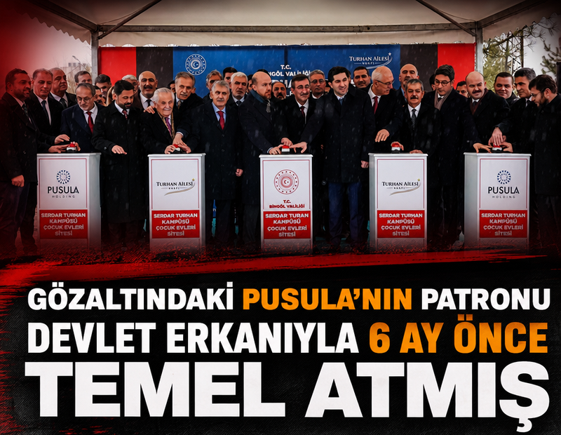 Pusulacı, devlet erkanıyla temel atmış