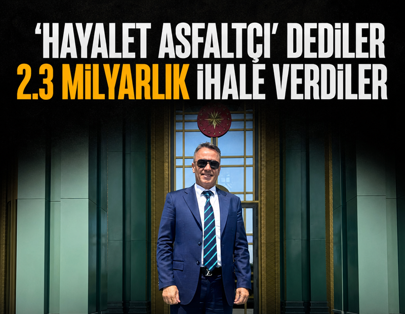 Hayali asfalt dediler ihale yağdırdılar