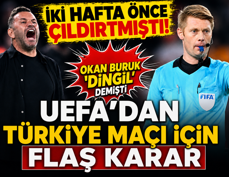 Okan Buruk'un 'dingil' dediği hakem Türkiye-Fransa maçına atandı