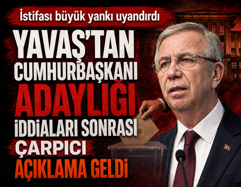 Mansur Yavaş'tan istifa kararının ardından ilk açıklama