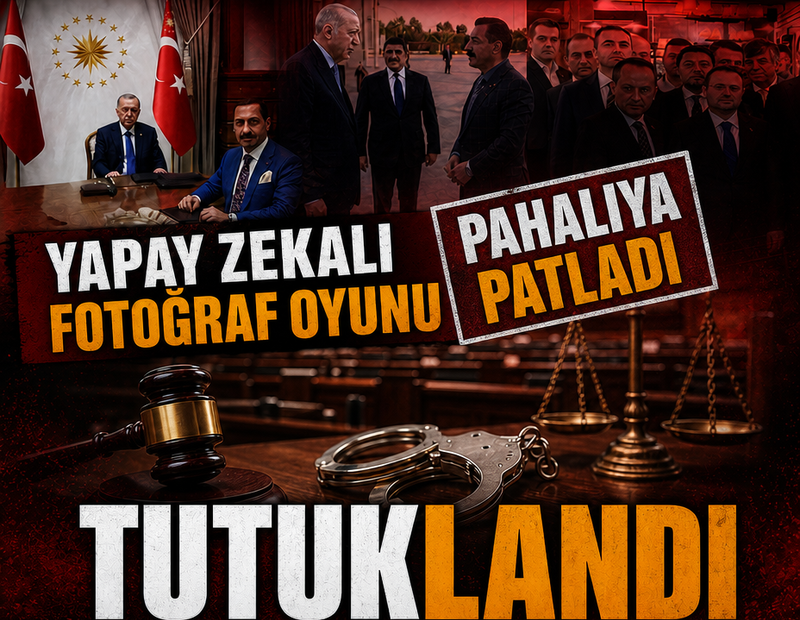 Kendisini Erdoğan ve Gürlek'in yanına montajladı: Mehmet Çakmak tutuklandı