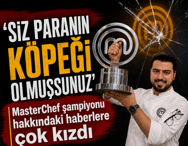 MasterChef şampiyonu hakkında çıkan 'fon' haberlerine ateş püskürdü