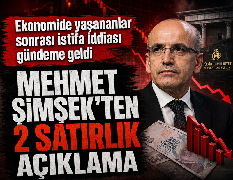 Mehmet Şimşek'ten istifa iddiaları sonrası açıklama