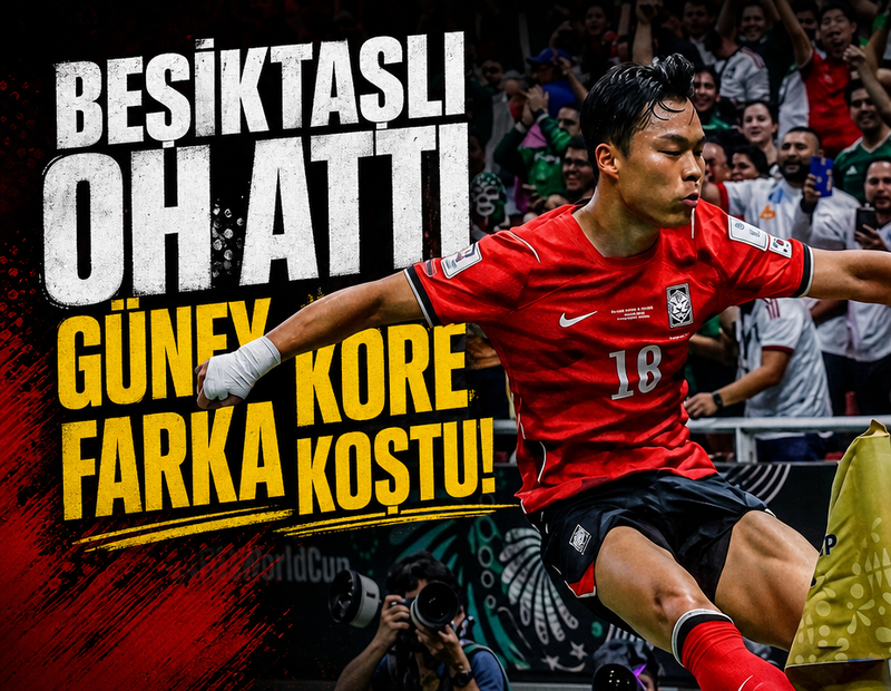 Beşiktaşlı Oh coştu! Güney Kore farka koştu