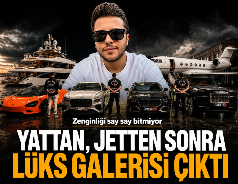 Yattan, jetten sonra lüks galerisi çıktı