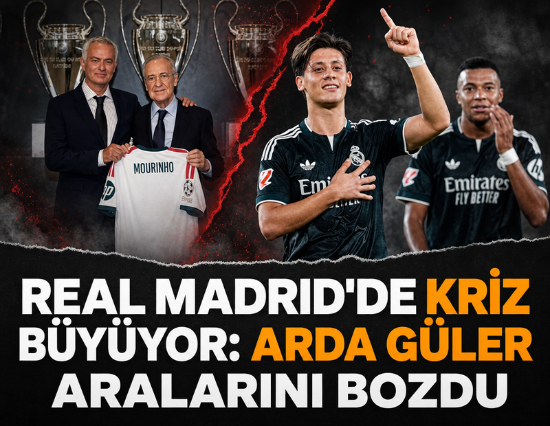 Real Madrid'de Mourinho krizi: Arda Güler aralarını bozdu