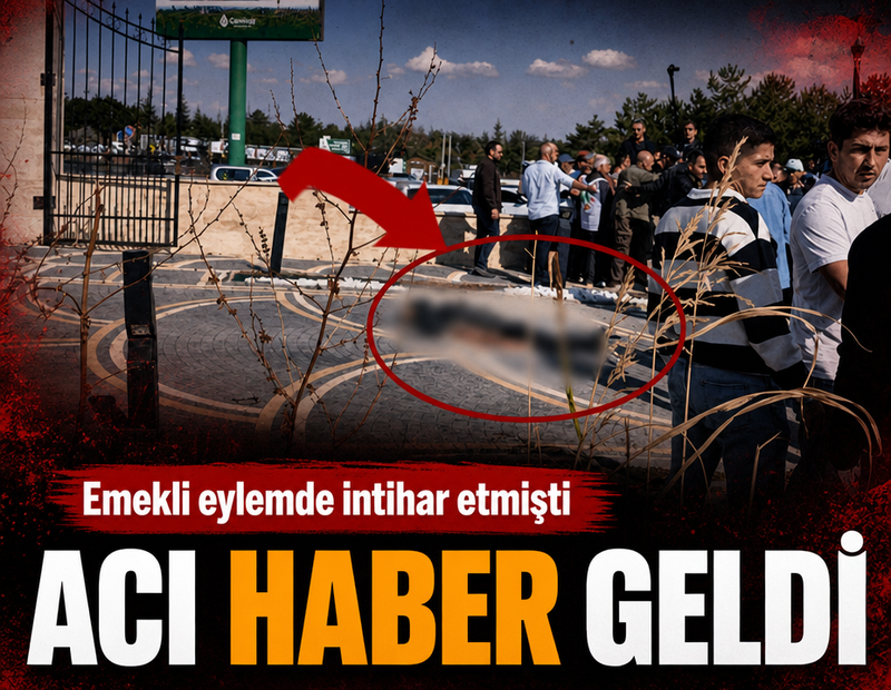 Emeklilerin eyleminde acı olay: Emekli polis kurtarılamadı