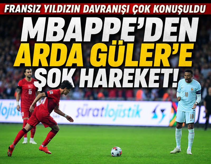 Mbappe'den Arda Güler'e şok hareket!