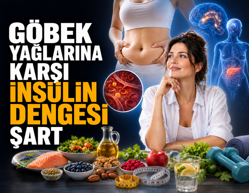 Göbek yağlarına karşı insülin dengesi şart