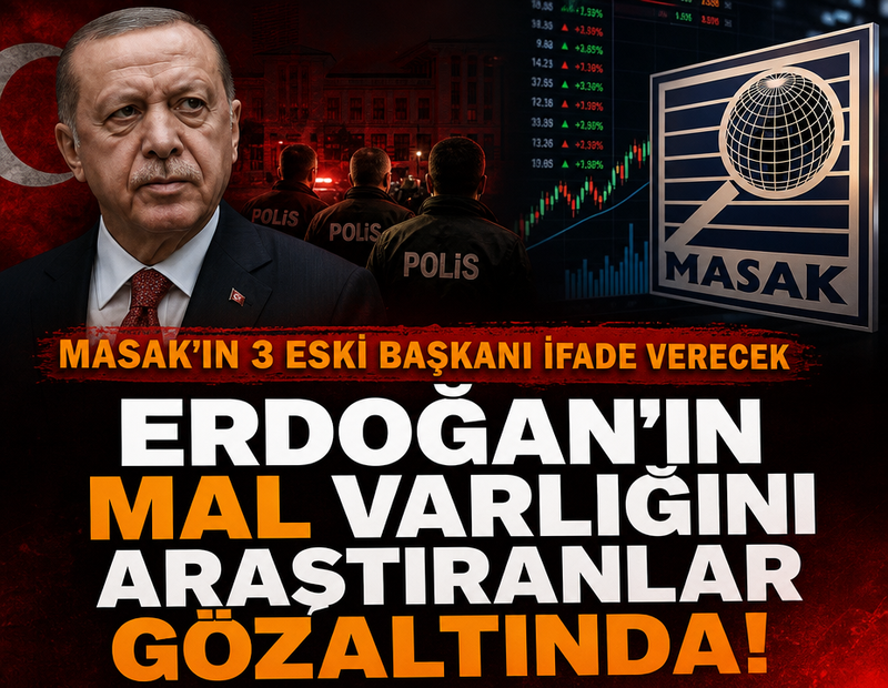 Erdoğan’ın mal varlığını araştıranlar gözaltında!