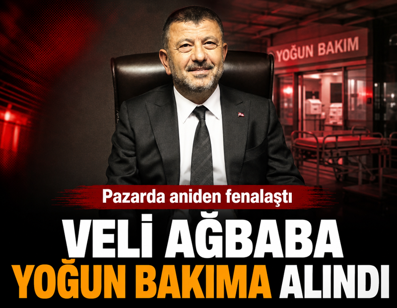 Pazarda fenalaşan Veli Ağbaba yoğun bakıma alındı