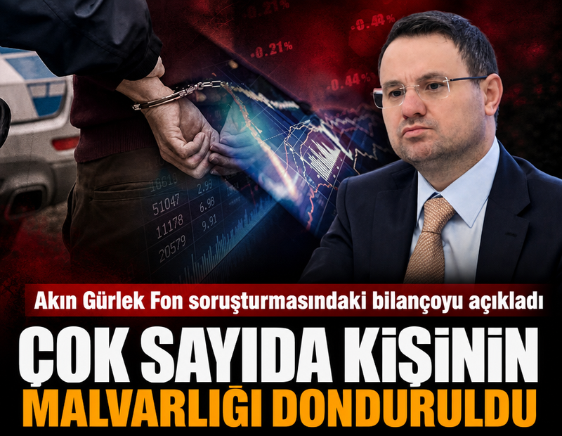 Adalet Bakanı Akın Gürlek Fon Soruşturmasında bilançoyu açıkladı