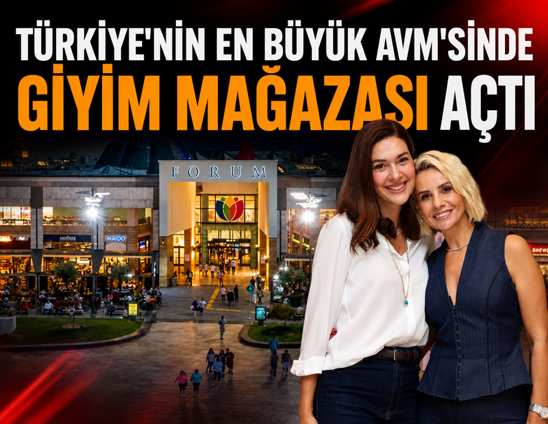 Ticarete atılan Esra Erol Türkiye'nin en büyük AVM'sinde mağaza açtı