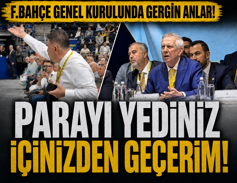 Aziz Yıldırım genel kurulda eski yöneticiyle tartıştı! İçinizden geçerim