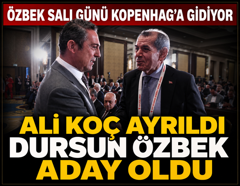 Ali Koç ayrıldı, Dursun Özbek aday oldu!