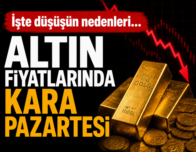 Altın fiyatlarında kara pazartesi: İşte düşüşün nedenleri...