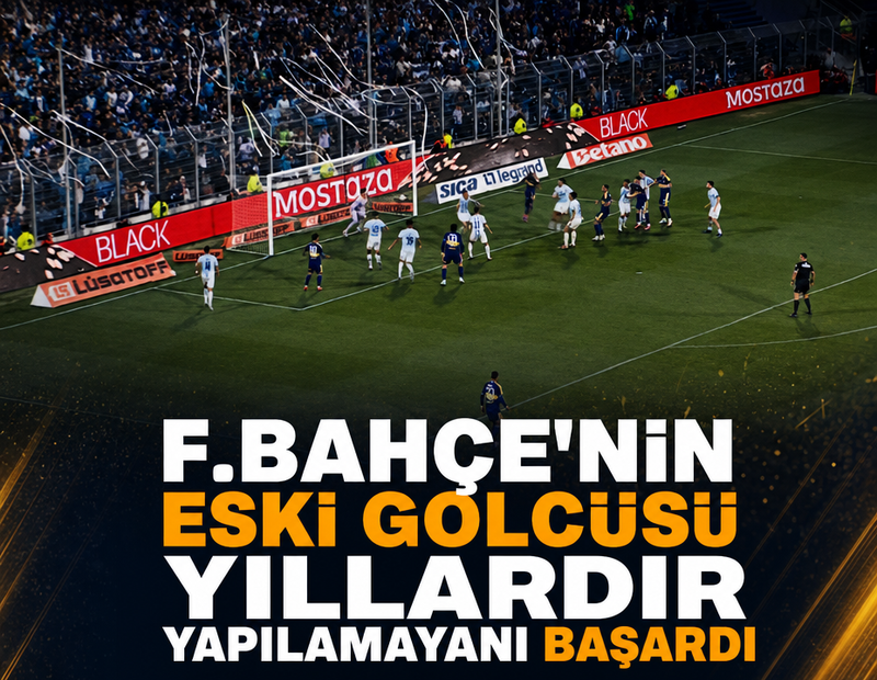 Fenerbahçe'nin eski golcüsü yıllardır yapılamayanı başardı