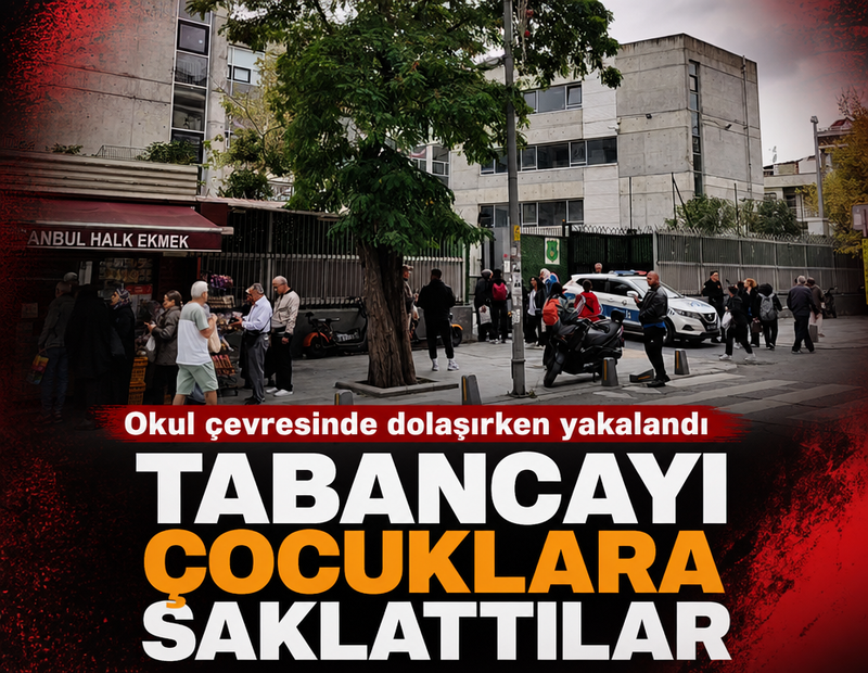 Bayrampaşa’da polisten kaçan şüpheliler tabancayı 12 yaşındaki çocuklara verdi