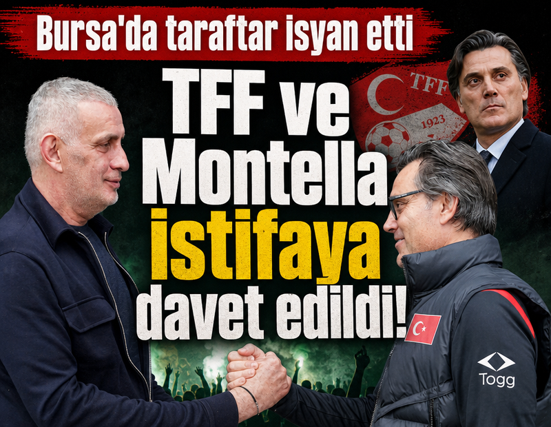 Bursa'da taraftar isyan etti! TFF ve Montella istifaya davet edildi