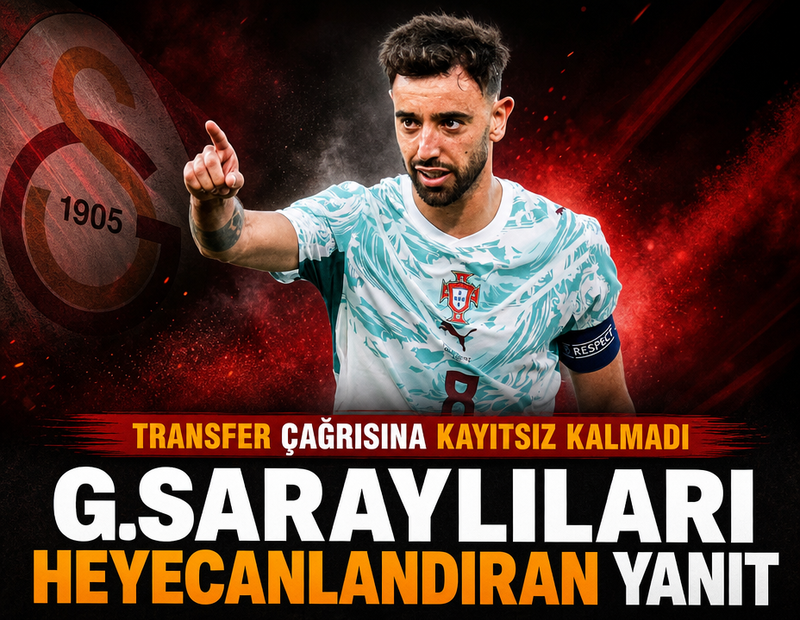 Bruno Fernandes'ten Galatasaraylıları heyecanlandıran hareket