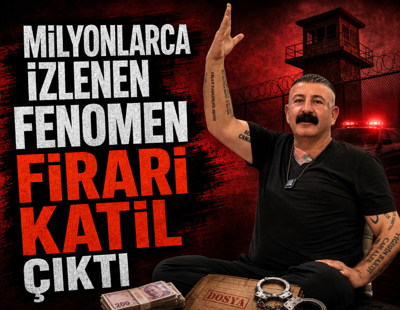 Milyonlarca izlenen sosyal medya fenomeni firari katil çıktı