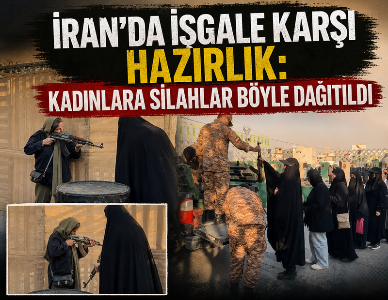 İran'da işgale karşı hazırlık: Kadınlar odaları tek tek böyle temizledi