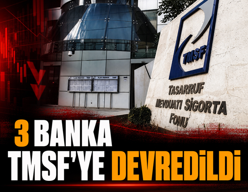 3 banka TMSF'ye devredildi