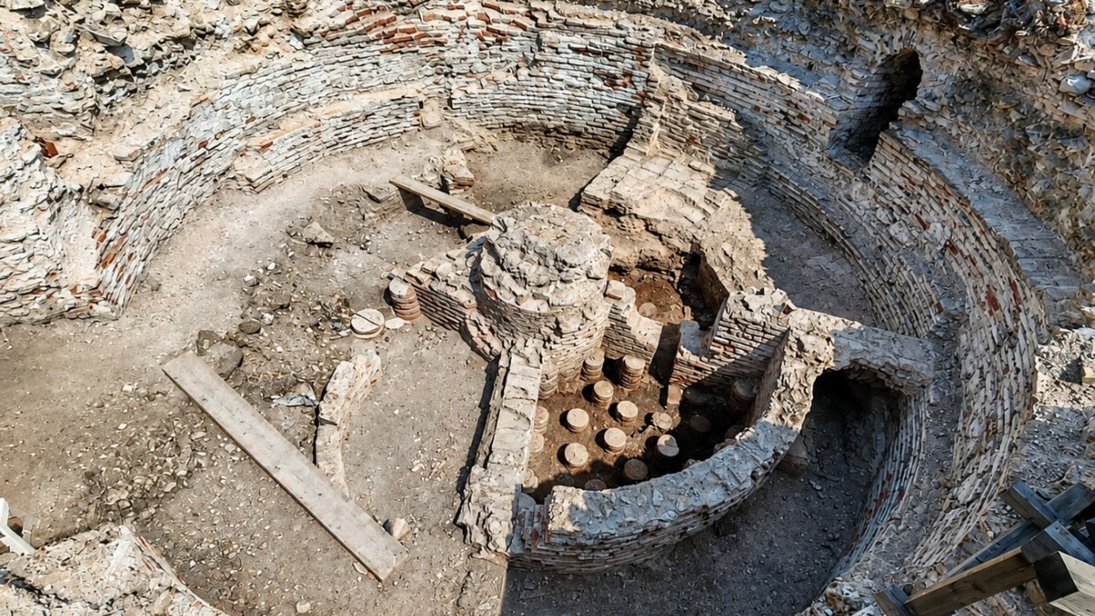 1700 yıllık sarayın kulesinde keşfedildi: Yerden ısıtması bile varmış
