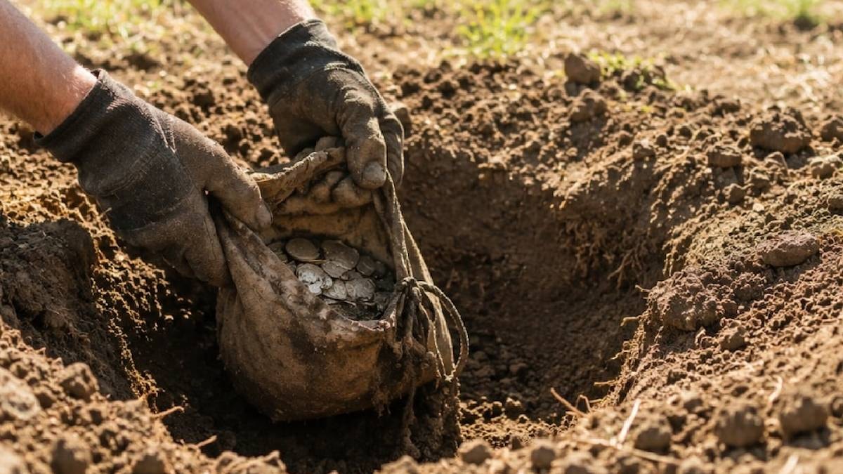 Tarlasında geçerken servet sahibi oldu: Dev hazineyi buldu