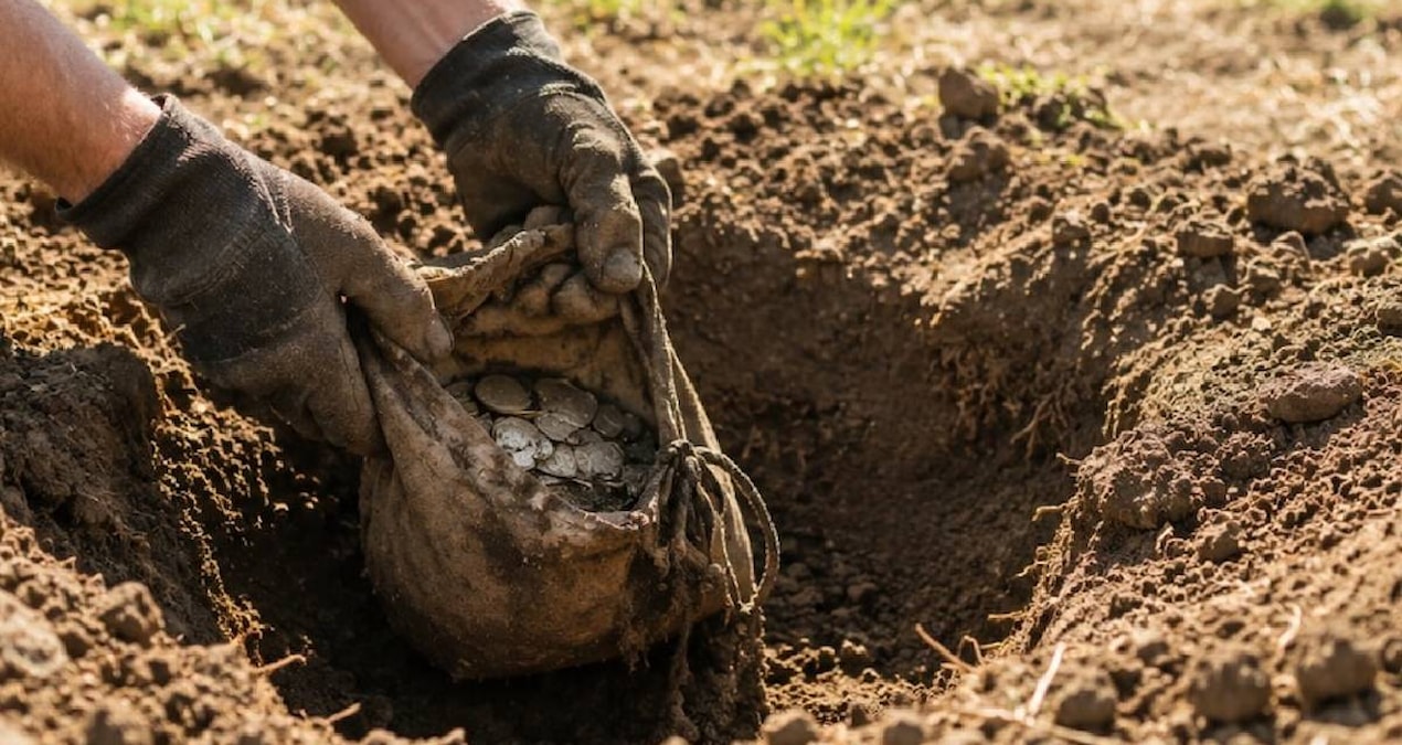Tarlasında gezerken servet sahibi oldu: Dev hazineyi buldu