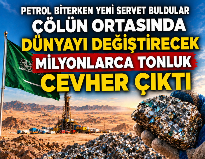 Petrol biterken yeni servet buldular: Suudi Arabistan çölün ortasında 114 milyon ton NTE buldu