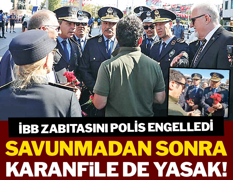 Zabıtanın 200’üncü yaş günü karanfiline polisten yasak!
