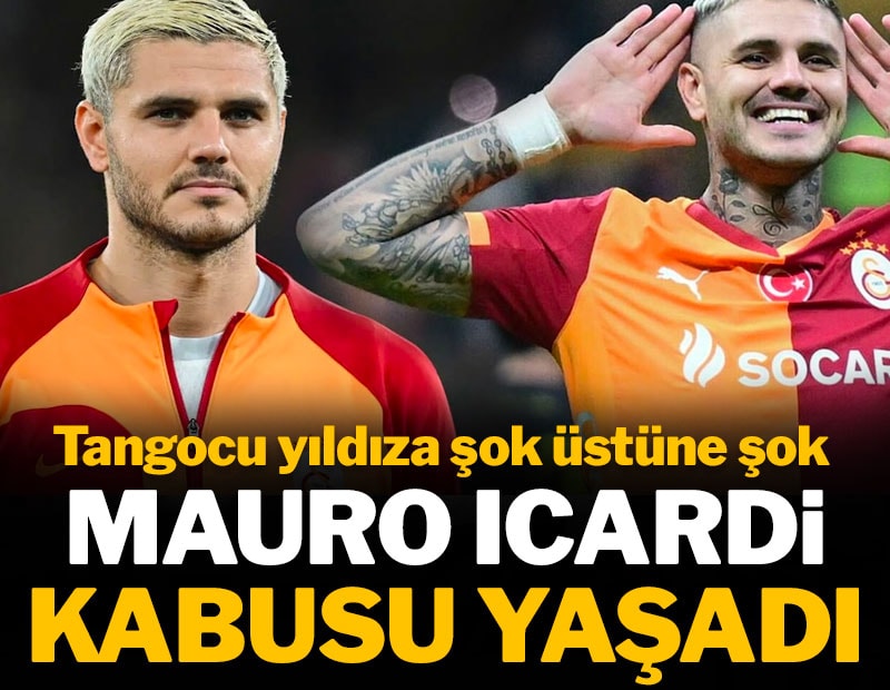 Icardi kabusu yaşadı: Tangocu yıldıza şok üstüne şok