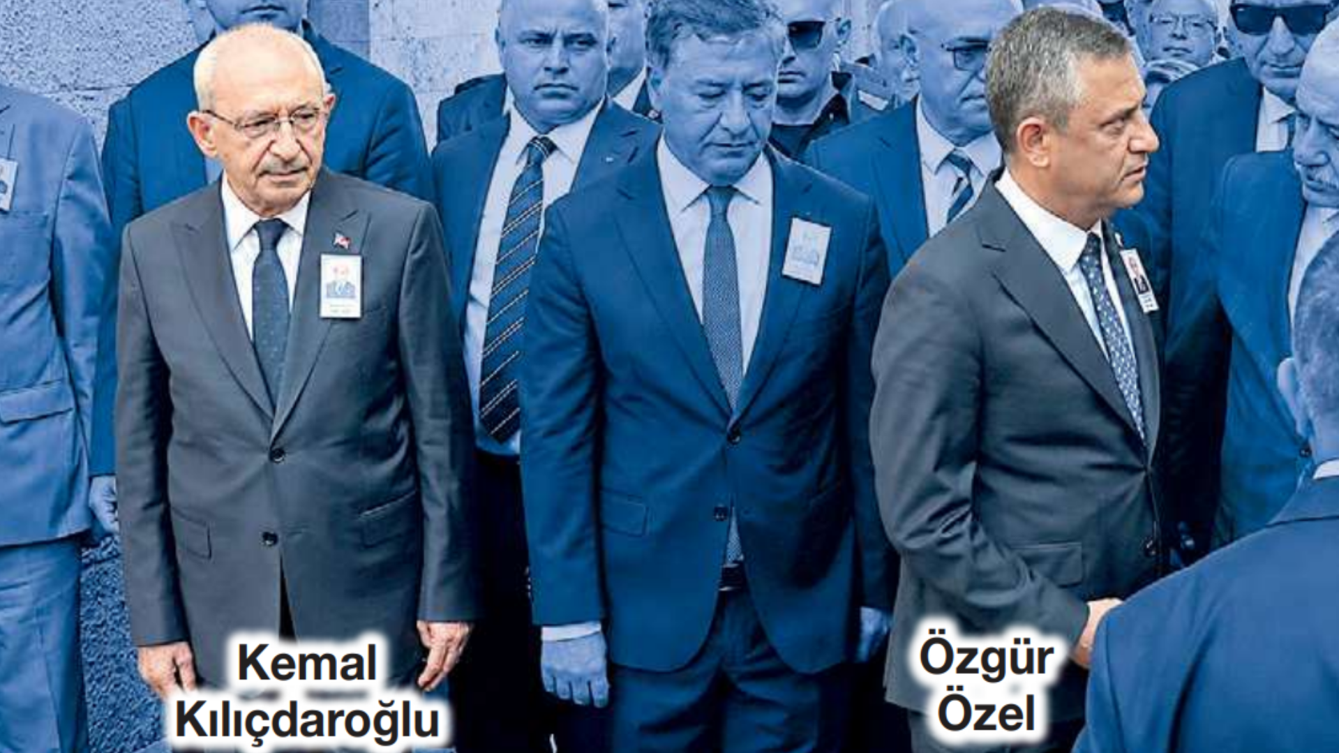 Cenazede soğuk rüzgarlar