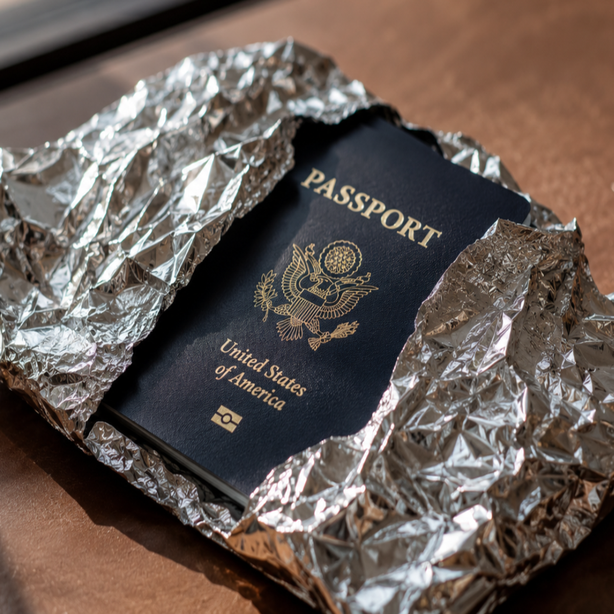 Bu tehditten sonra herkes pasaportlarını folyaya sarmaya başladı