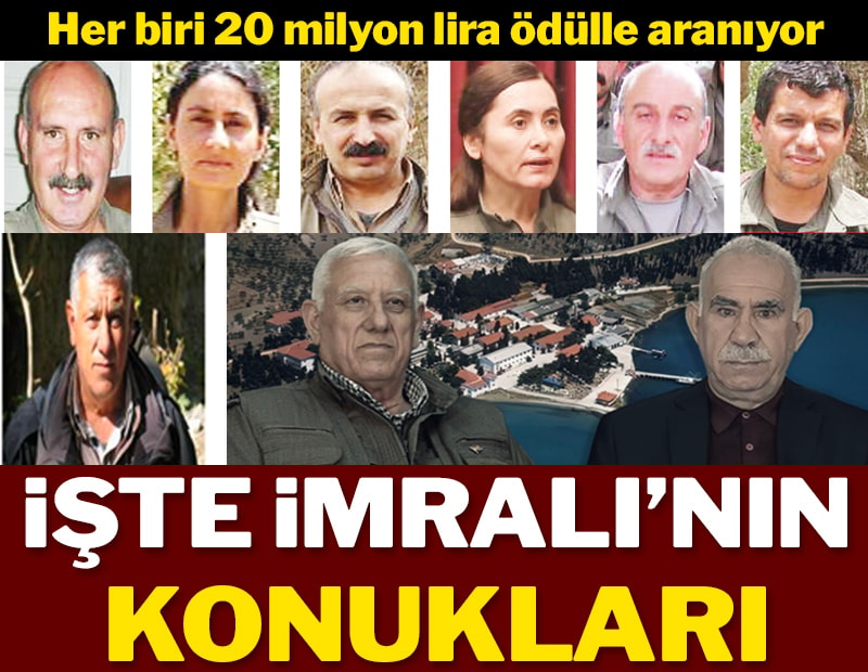 İşte İmralı’nın konukları