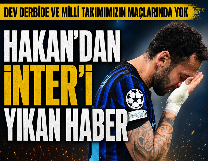 Hakan Çalhanoğlu'ndan kötü haber! Milli maçları kaçıracak