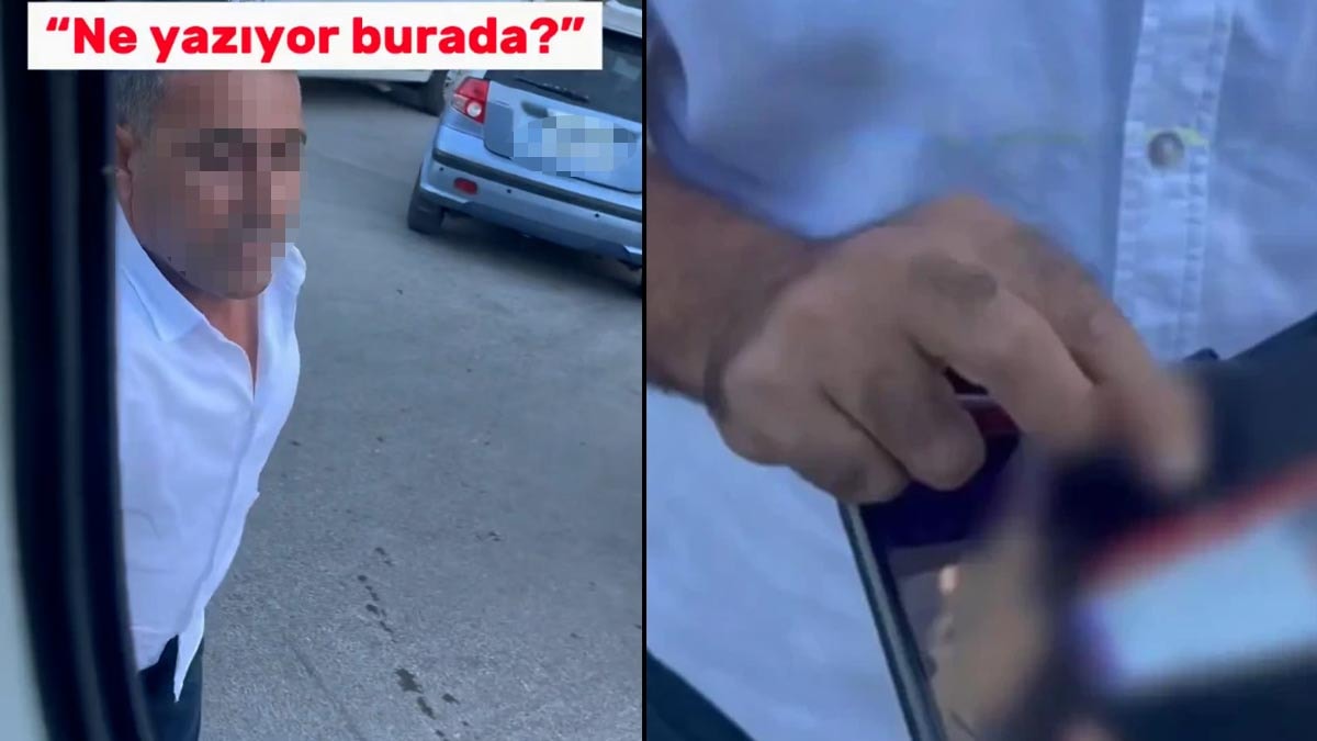 Trafik tartışmasında akılalmaz anlar: Önce kimlik gösterdi sonra yumruk attı
