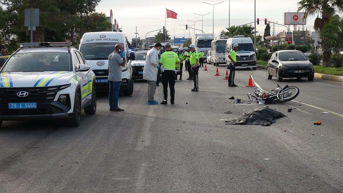 Kilis’te feci kaza: Motosiklet sürücüsü hayatını kaybetti